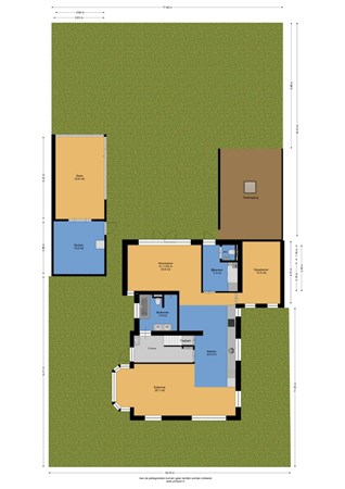 Plattegrond - Hôfsleane 58, 9041 AT Berltsum - Begane Grond Met Tuin.jpg